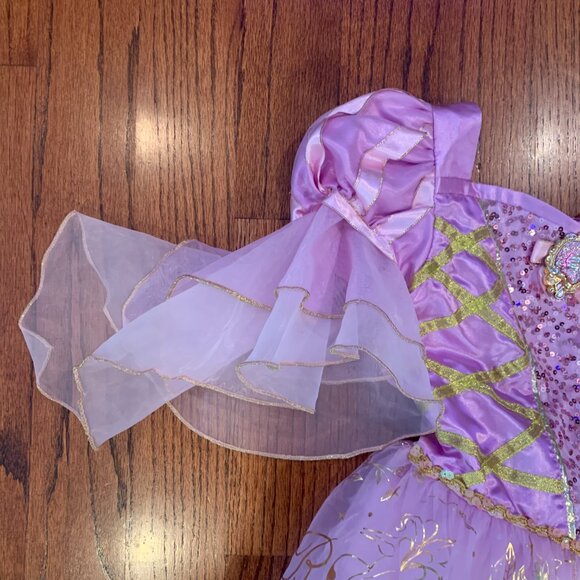 Disney Store Rapunzel Gown Dress Princess Dress Tangled | Size 9/10 - Picture 2 of 9